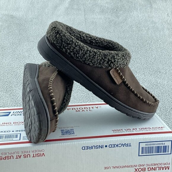 Dearfoams Men's Brendan Memory Foam Clog Slipper 9-10 S129 - Picture 3 of 8